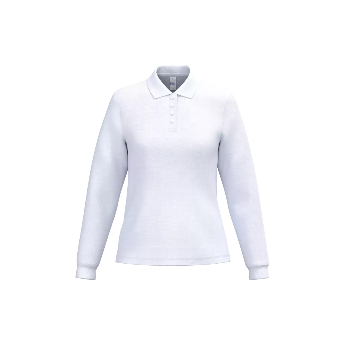 Dames piquépolo LSL Ideal White