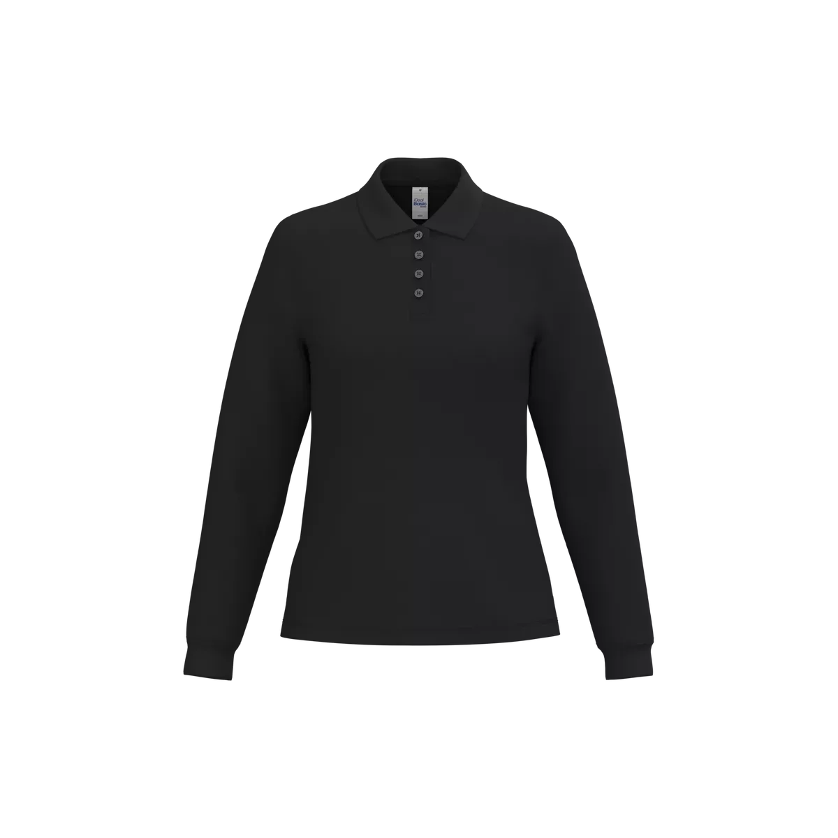 Dames piquépolo LSL Ideal Black