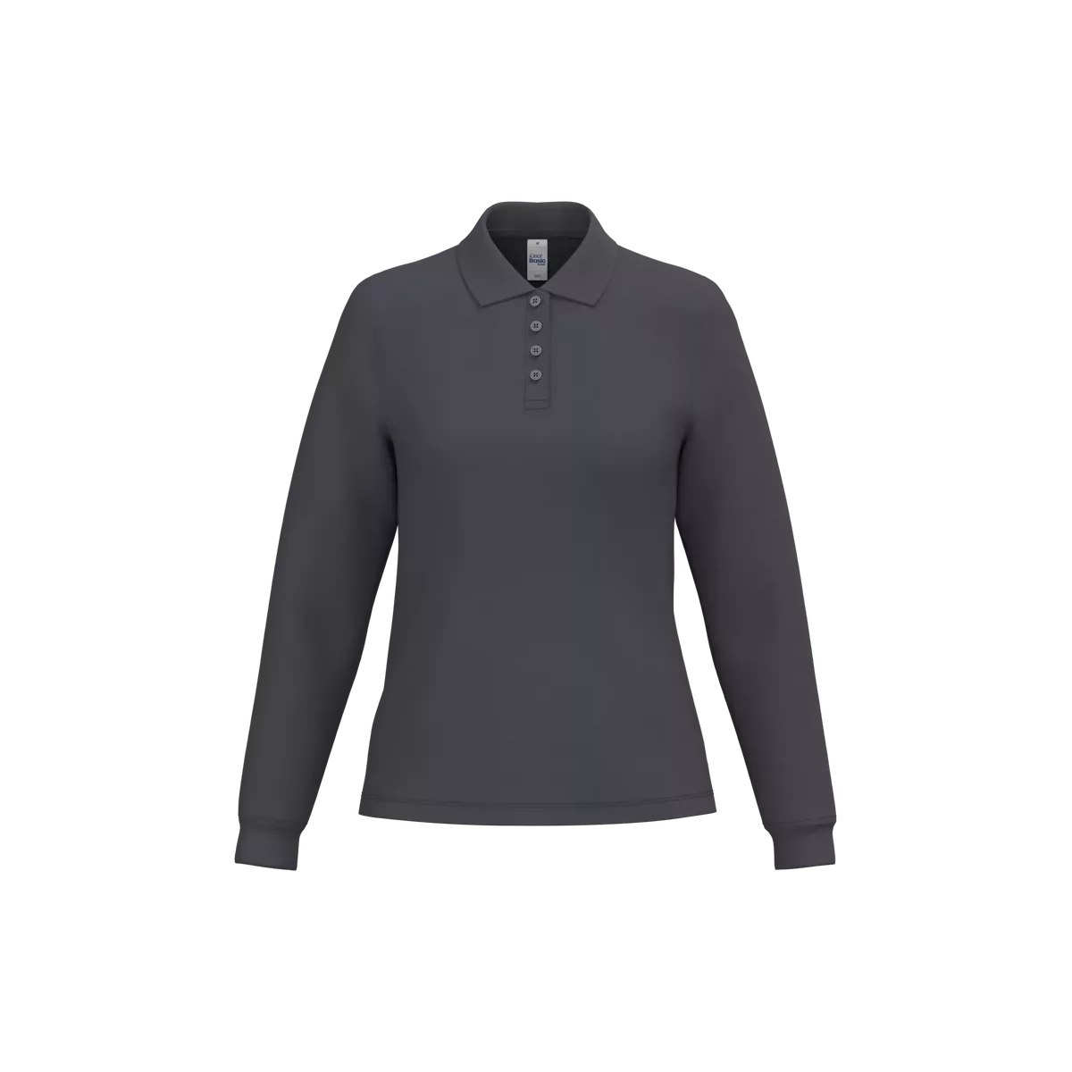Dames piquépolo LSL Ideal Dark Grey