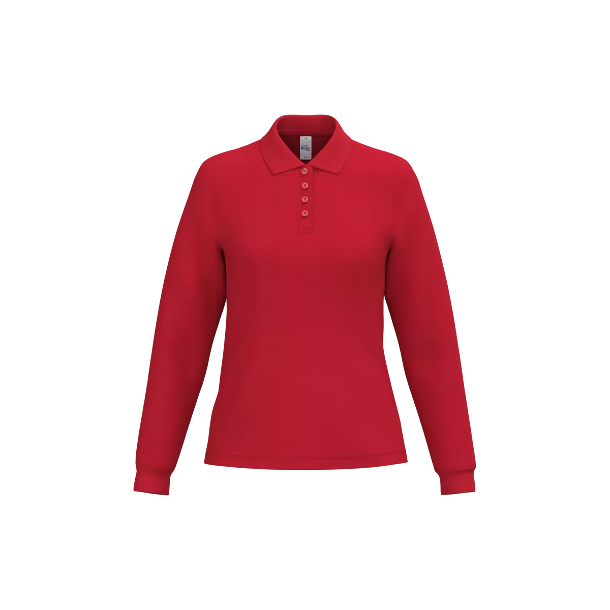 Dames piquépolo LSL Ideal Red