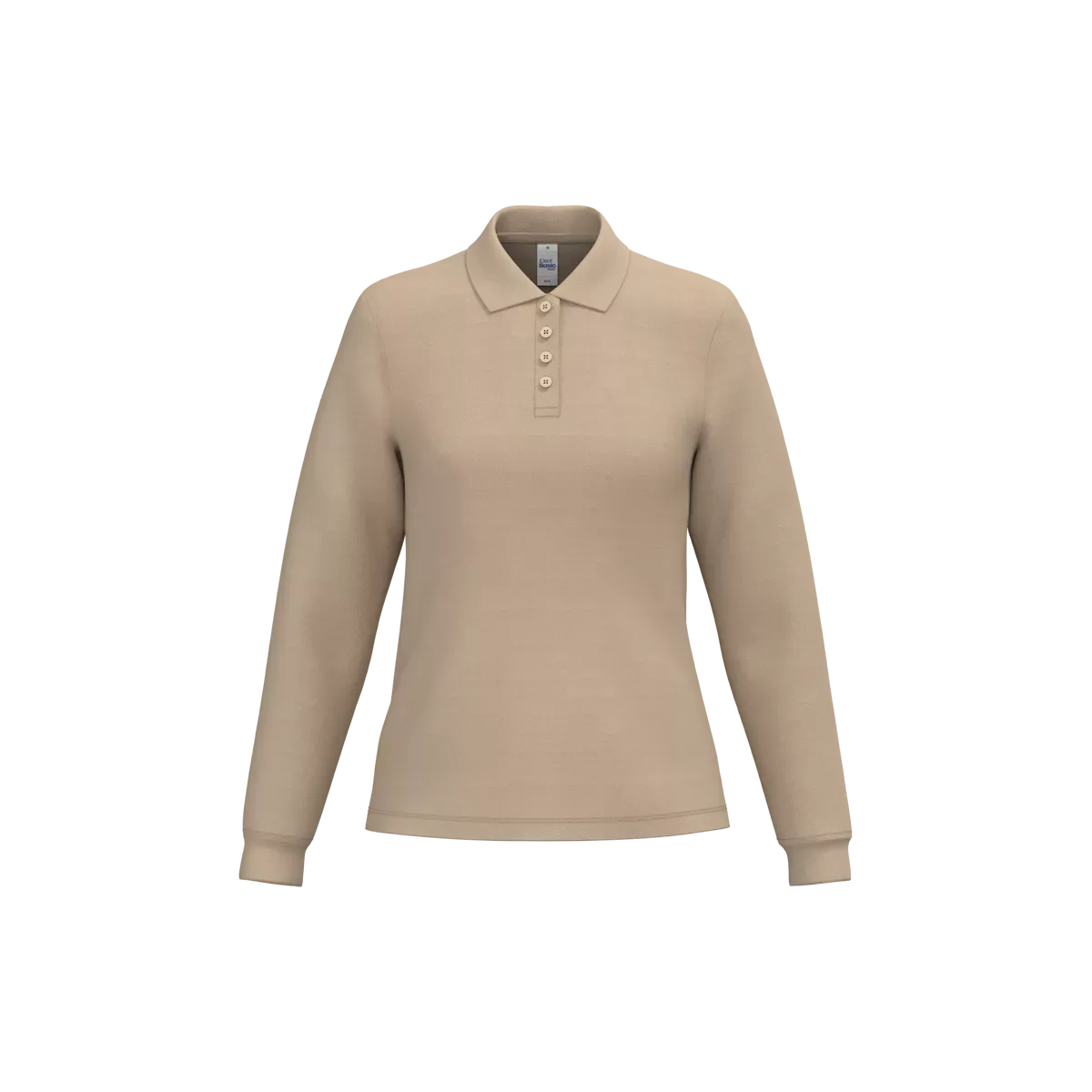 Dames piquépolo LSL Ideal Sand