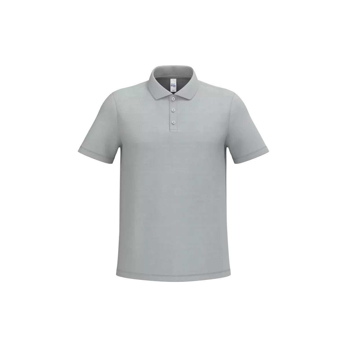 Herenpolo piqué Ideal Pacific Grey