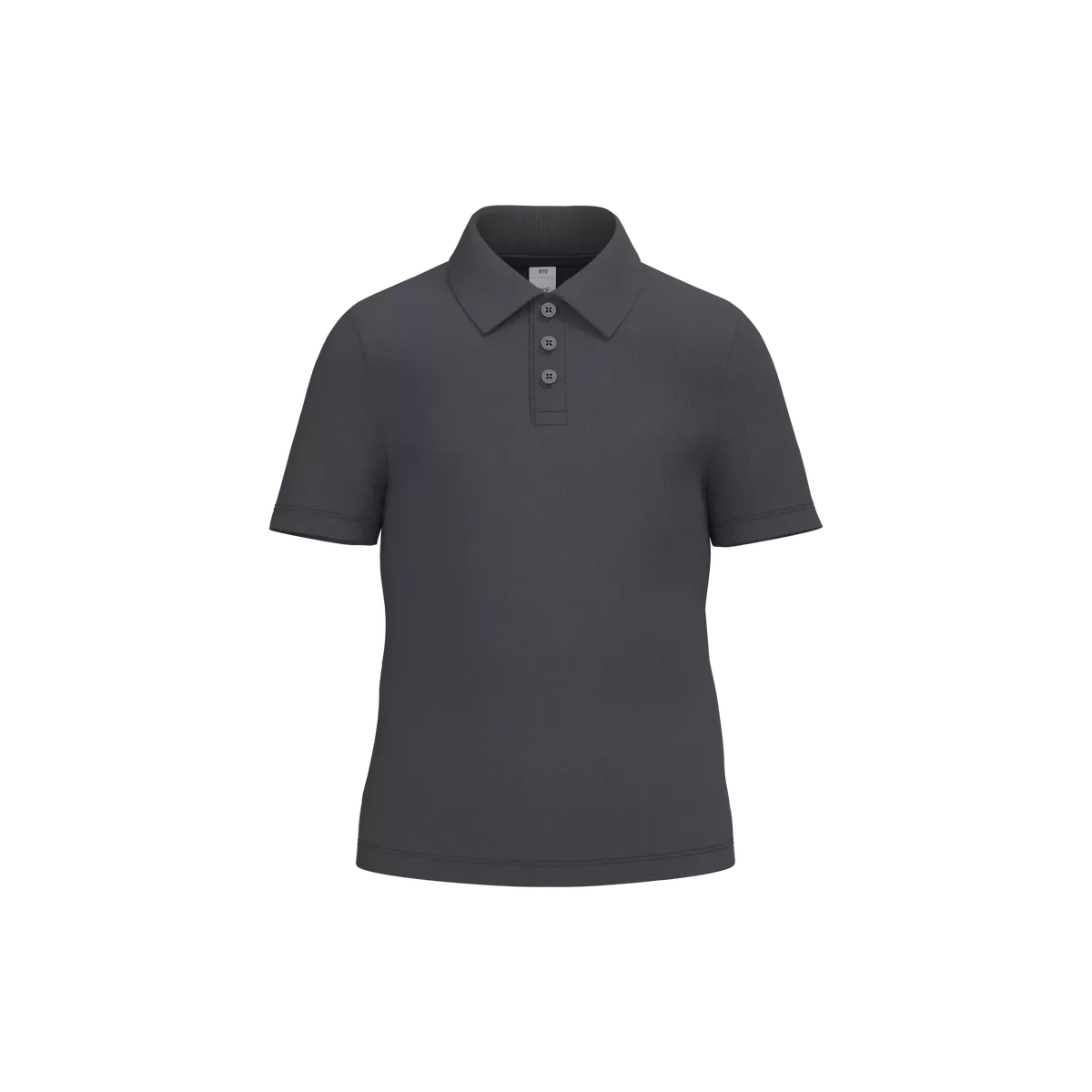 Kinder piquépolo Ideal Dark Grey
