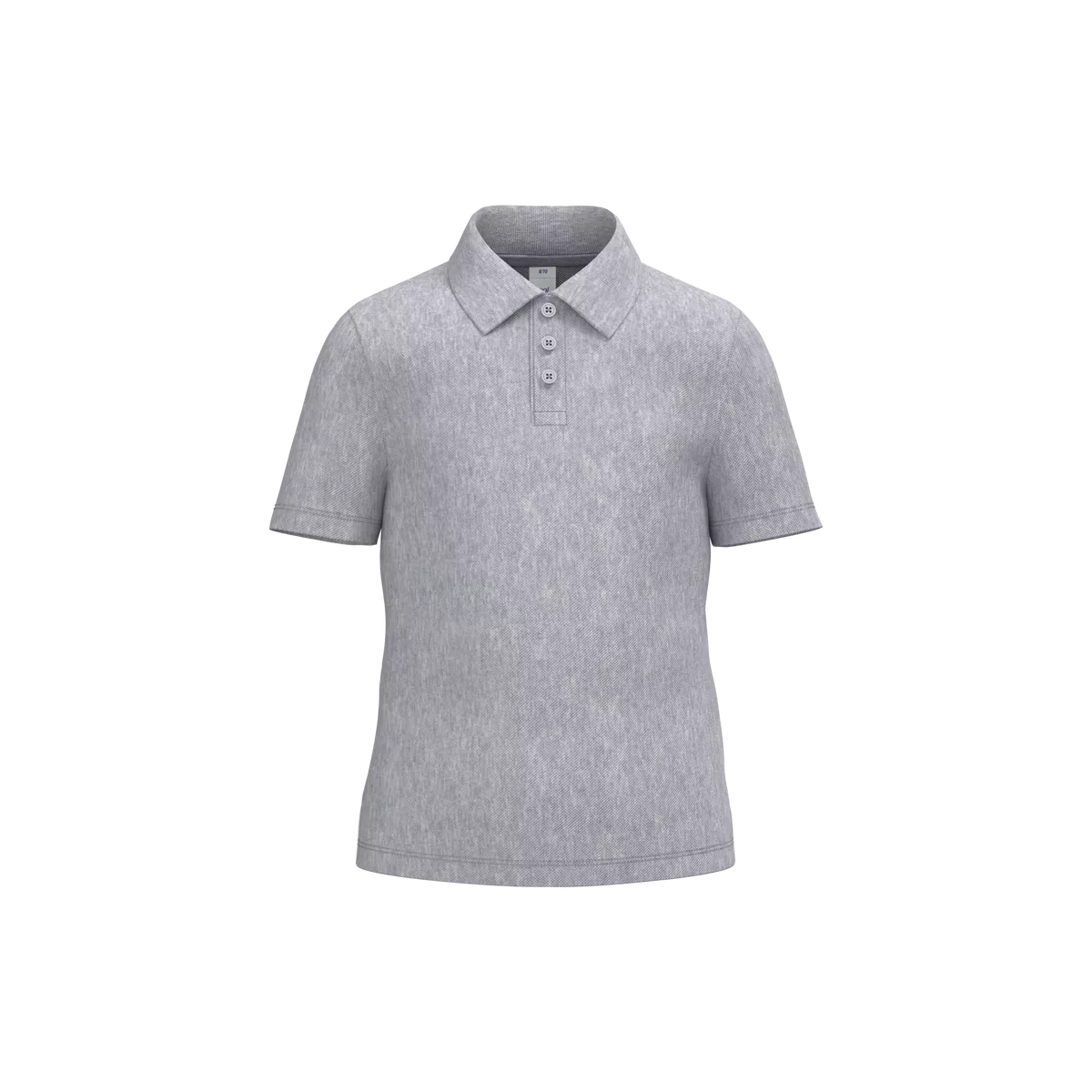 Kinder piquépolo Ideal Oxford Grey