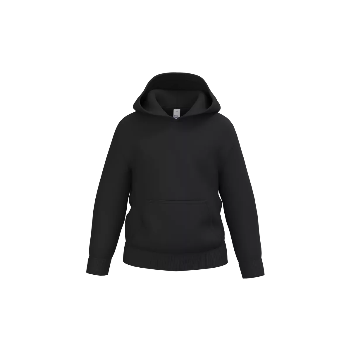 Kinder sweater met capuchon Ideal Black