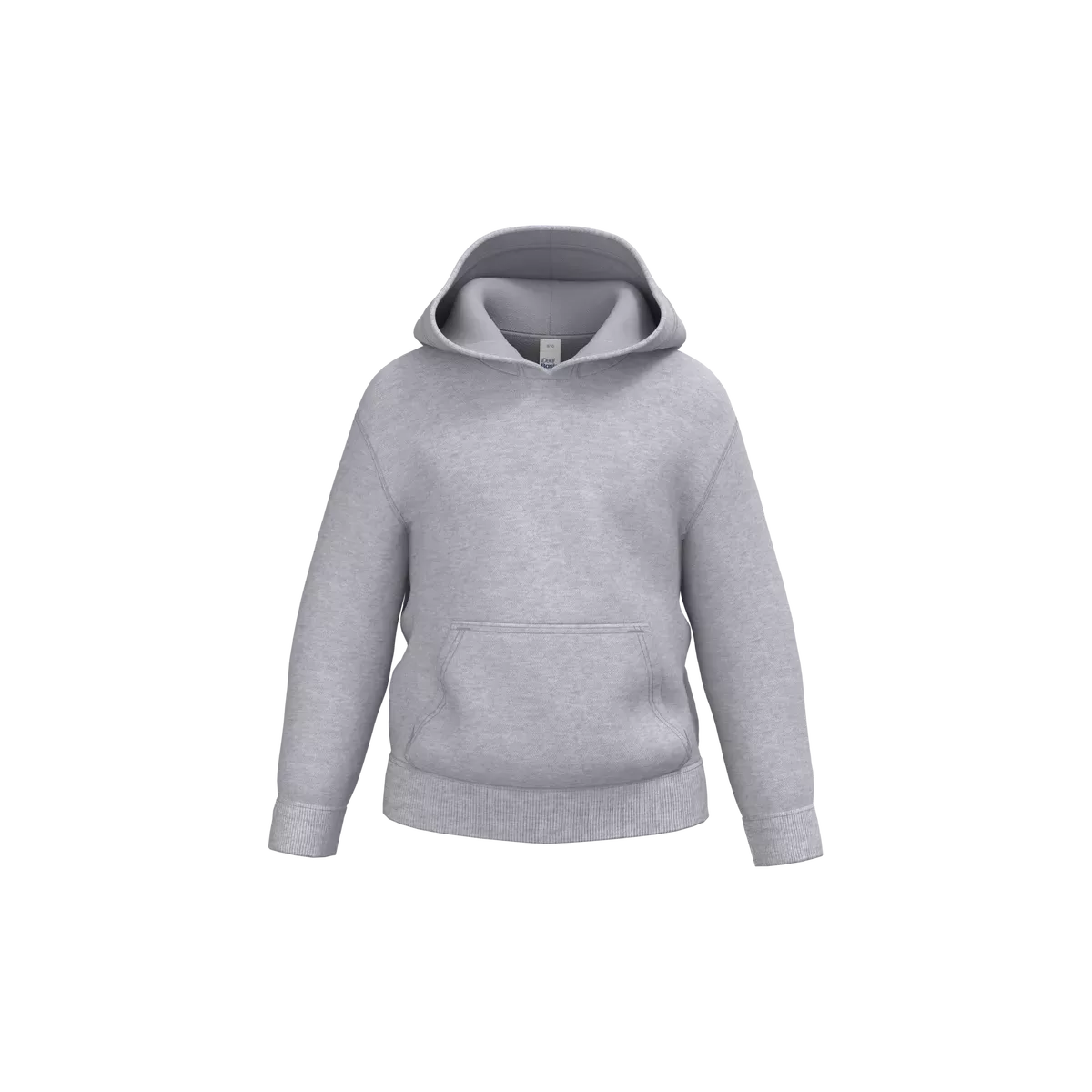 Kinder sweater met capuchon Ideal Oxford Grey