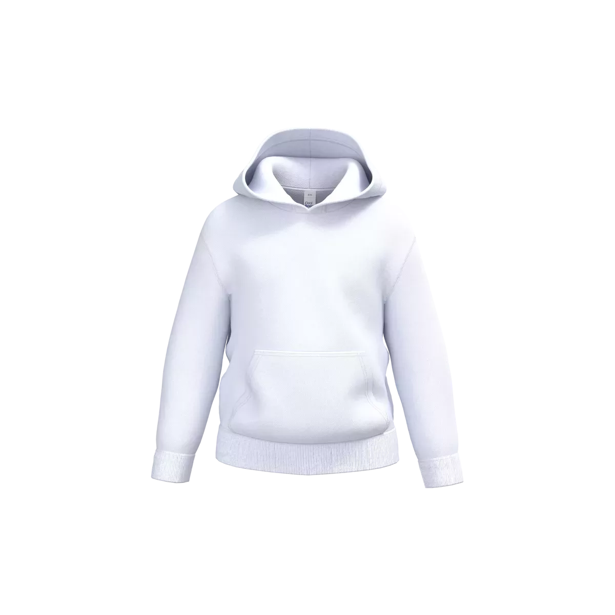 Kinder sweater met capuchon Ideal White