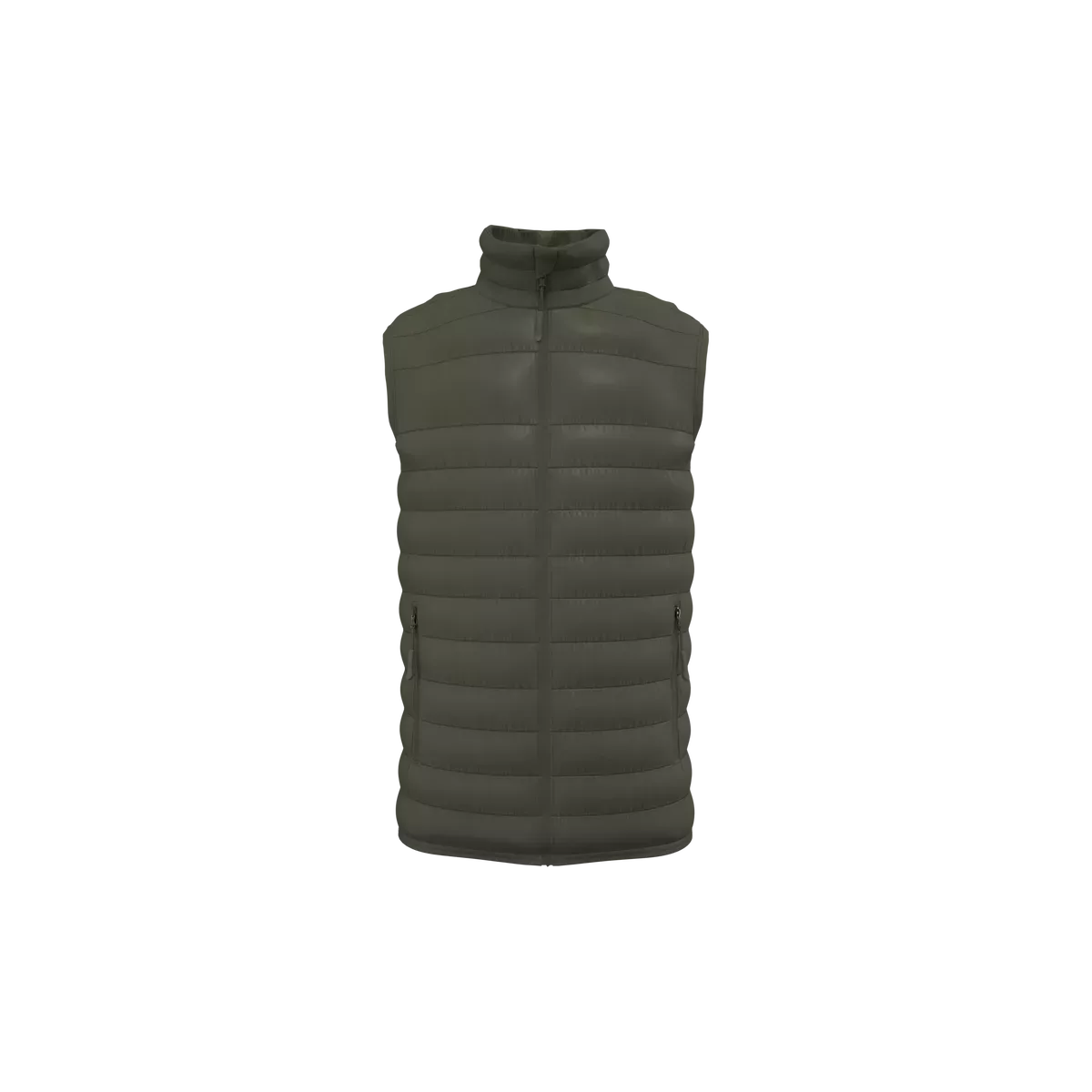 Gewatteerde heren bodywarmer Ideal Urban Khaki