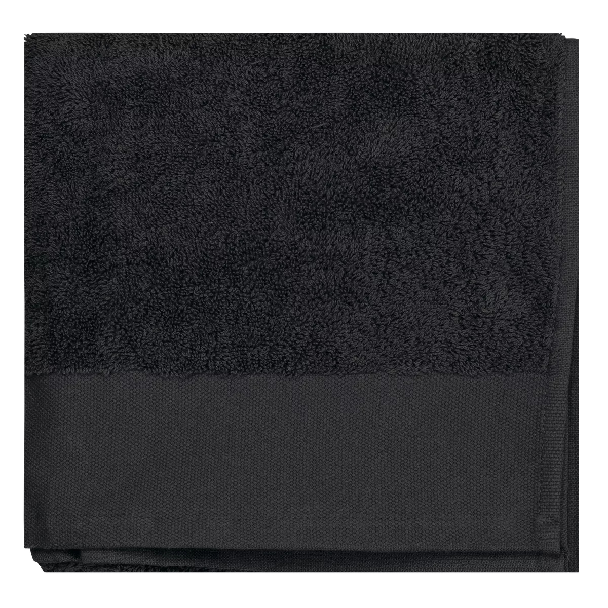 Biologische handdoek 100 x 50 cm Black