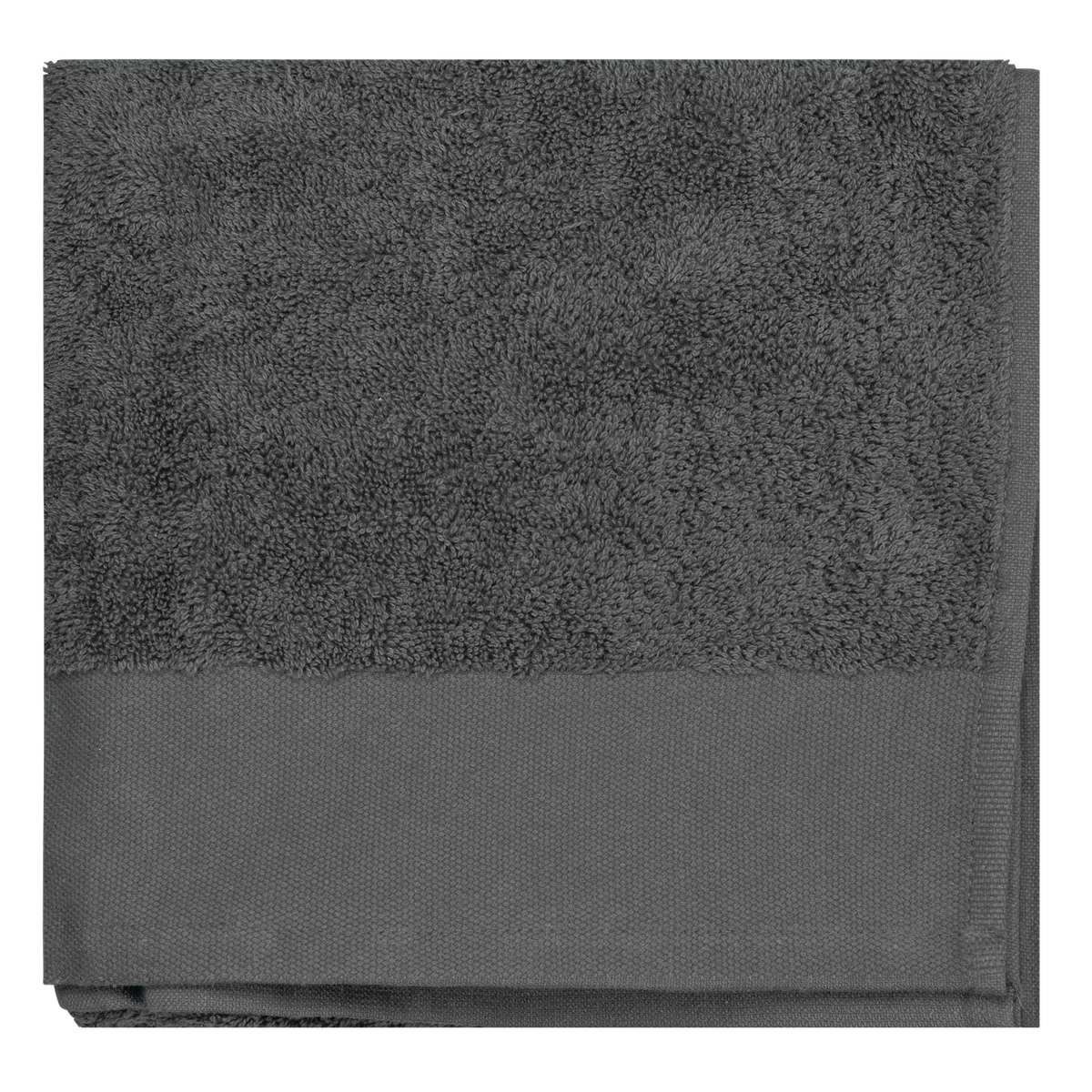 Biologische handdoek 100 x 50 cm Iron Grey