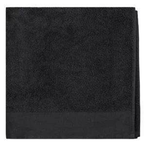 Biologische badhanddoek 140 x 70 cm Black