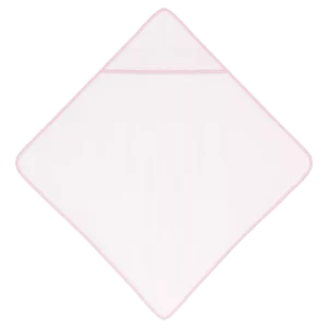 Baby Badcape White / Pink