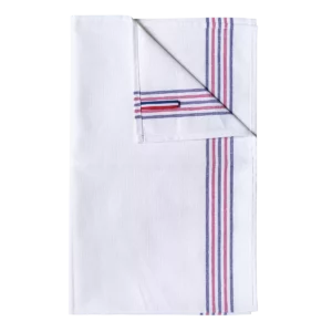 Theedoek met 5 strepen ‘Origine France Garantie’ White