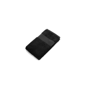 Dikke sponsen handdoek 100 × 50 cm Black