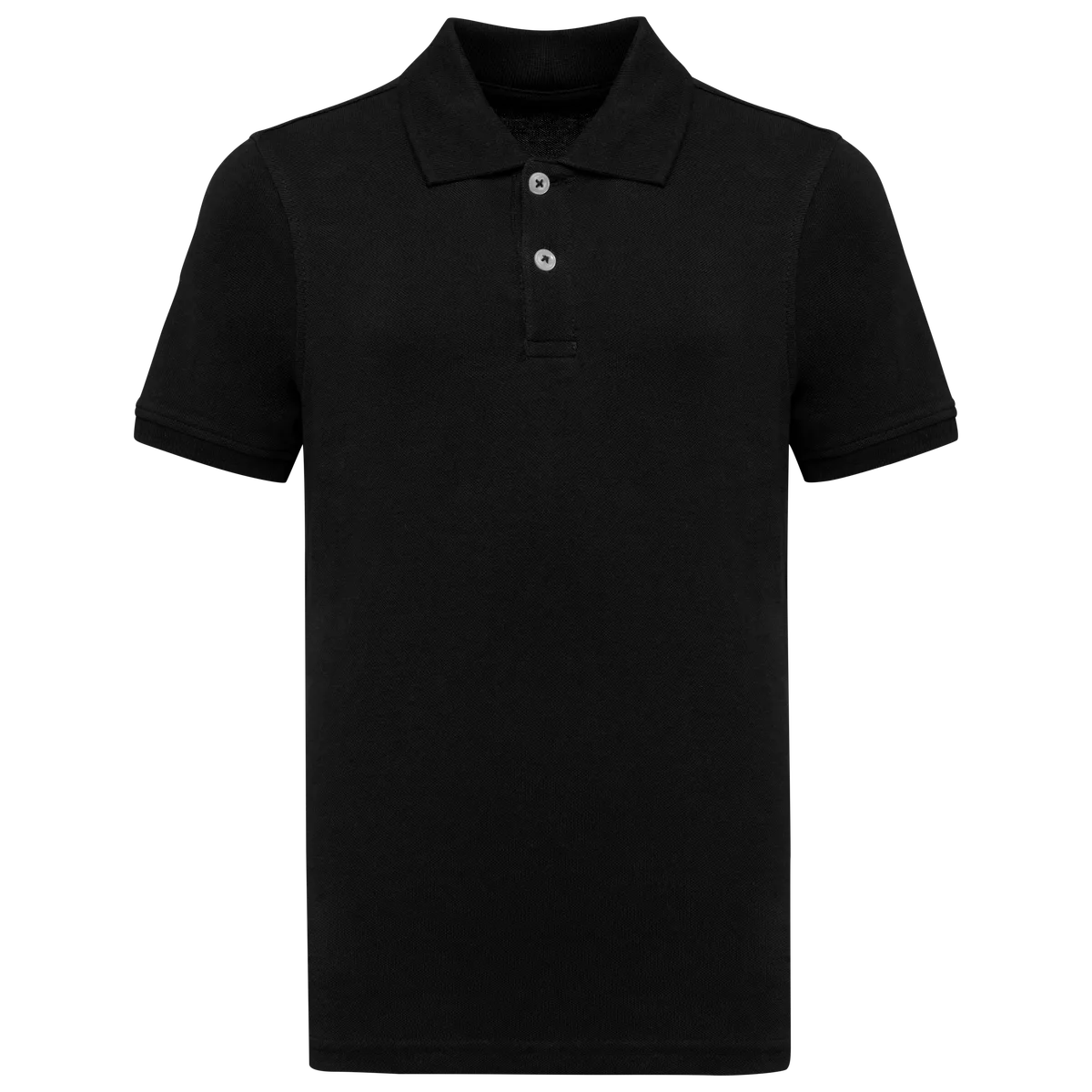 Bio180 piqué kinderpolo Black