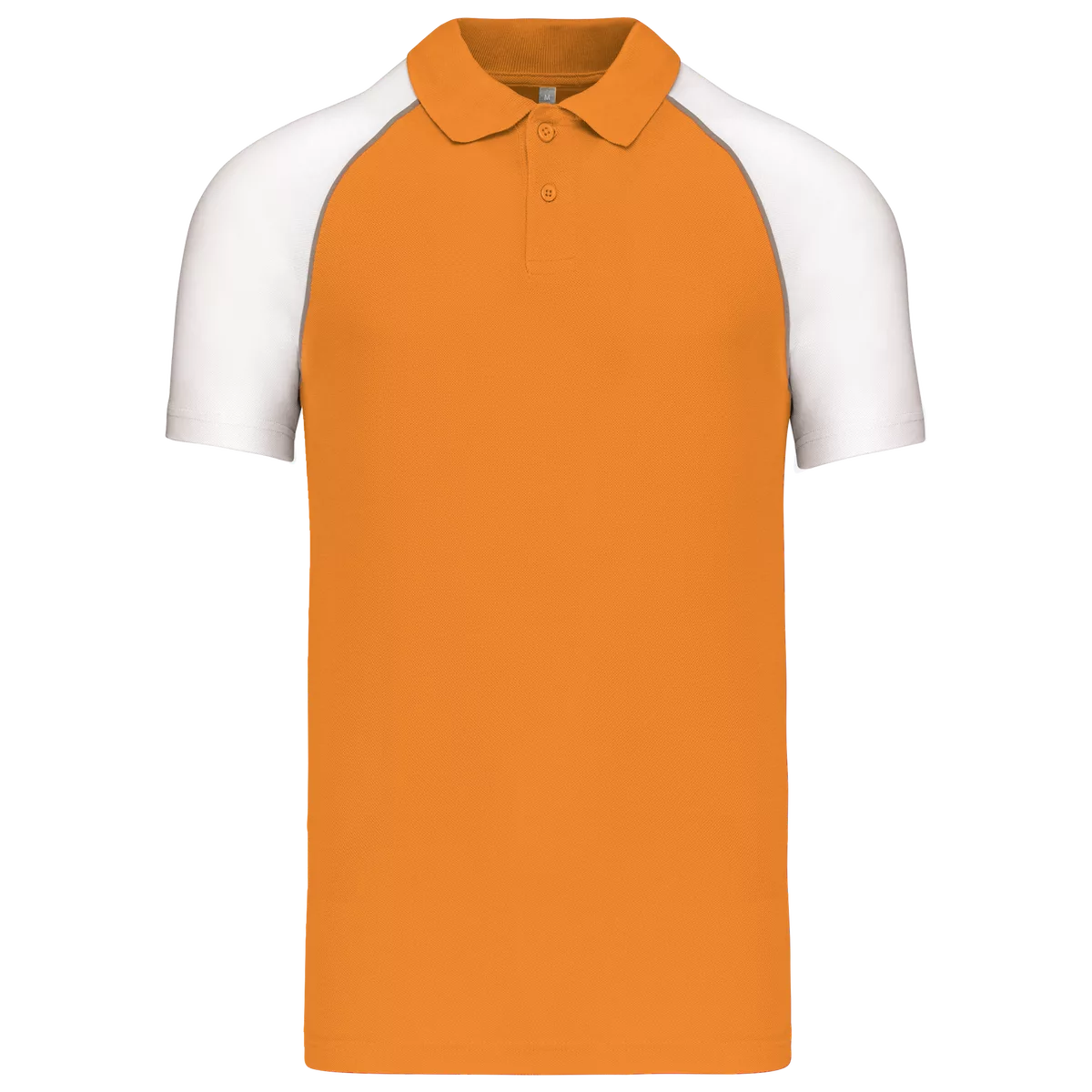 Polo baseball Orange / White