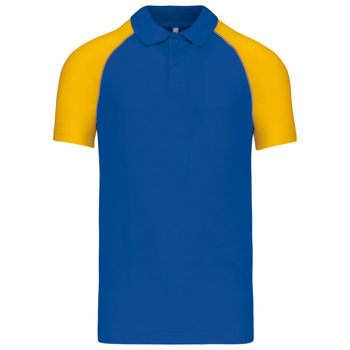 Polo baseball Royal Blue / Yellow