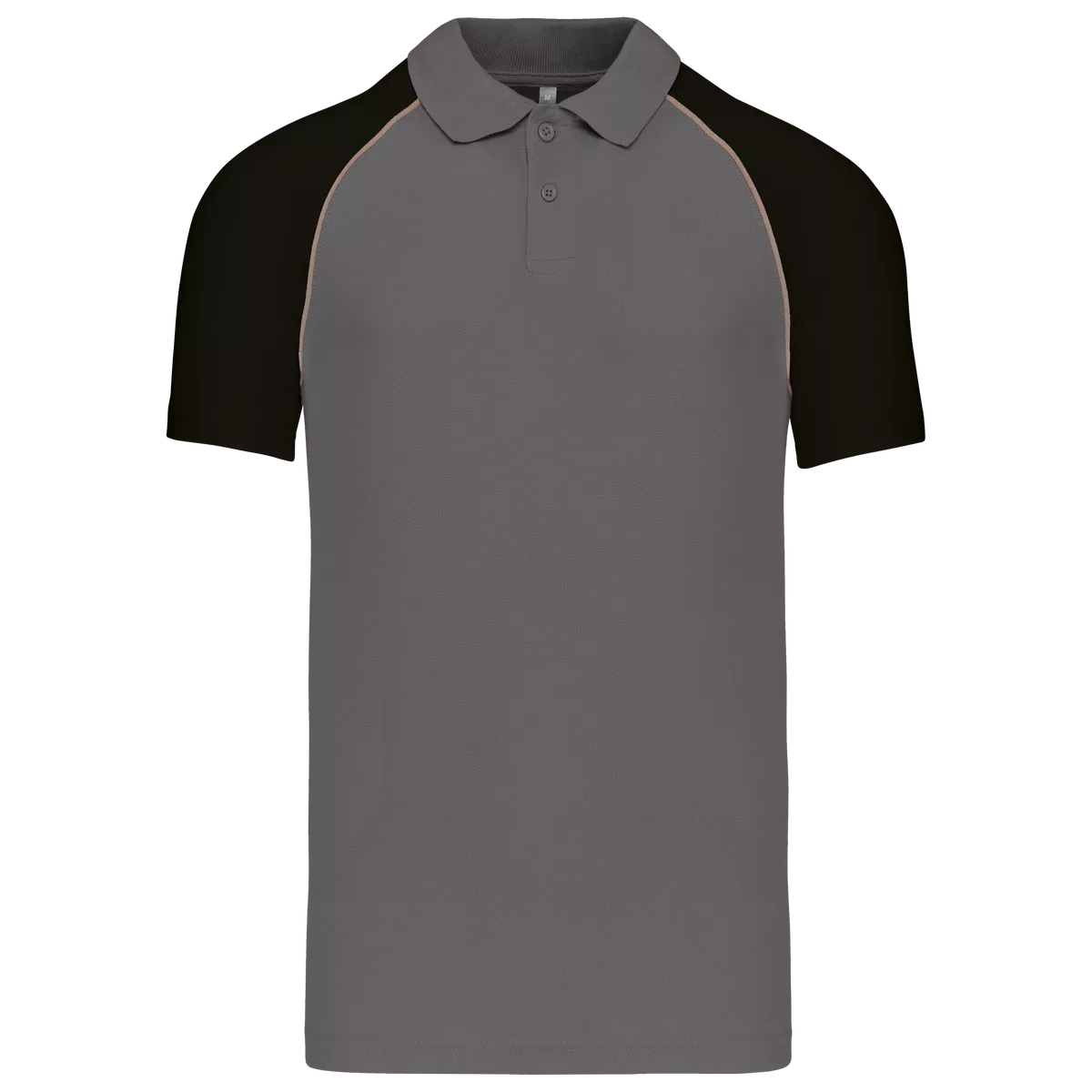 Polo baseball Slate Grey / Black