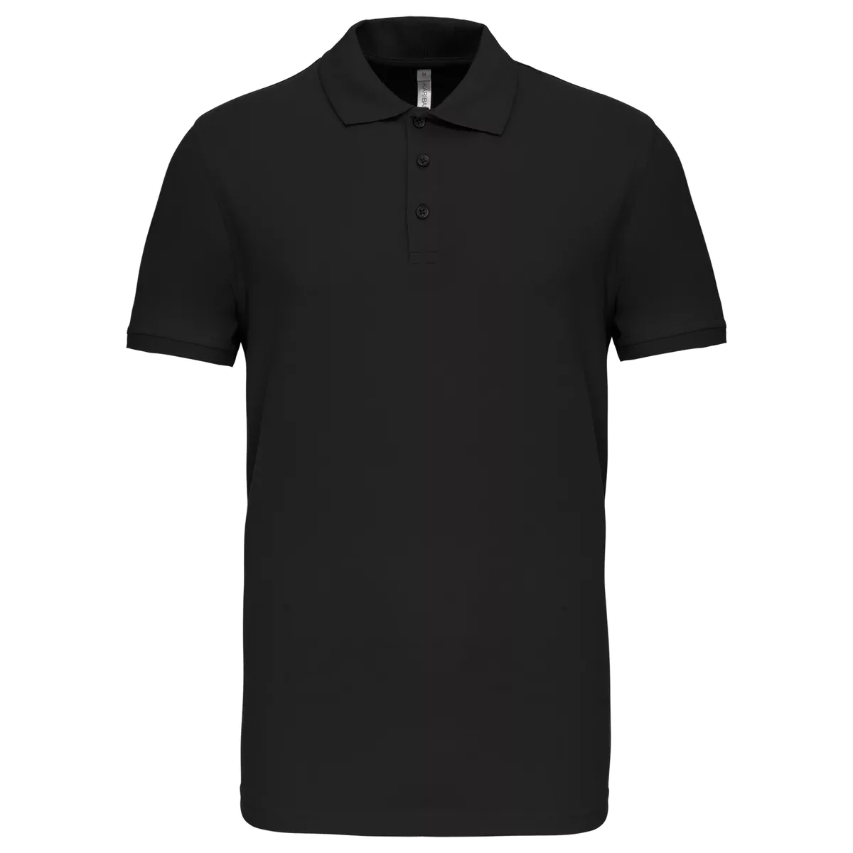 Piquépolo korte mouwen heren Black