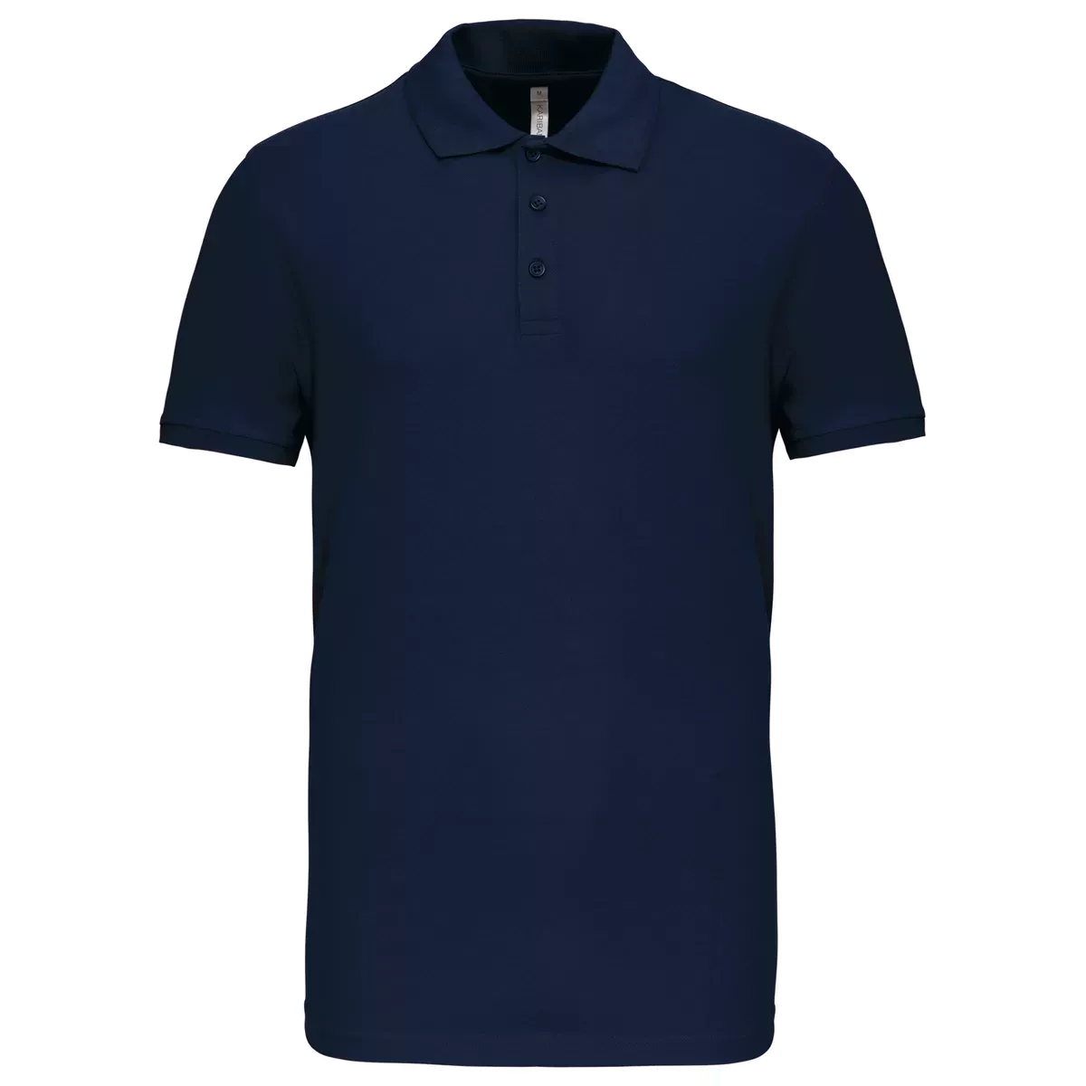 Piquépolo korte mouwen heren Navy