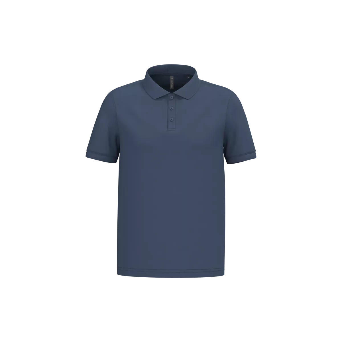 Piqué-herenpolo korte mouwen Deep Blue