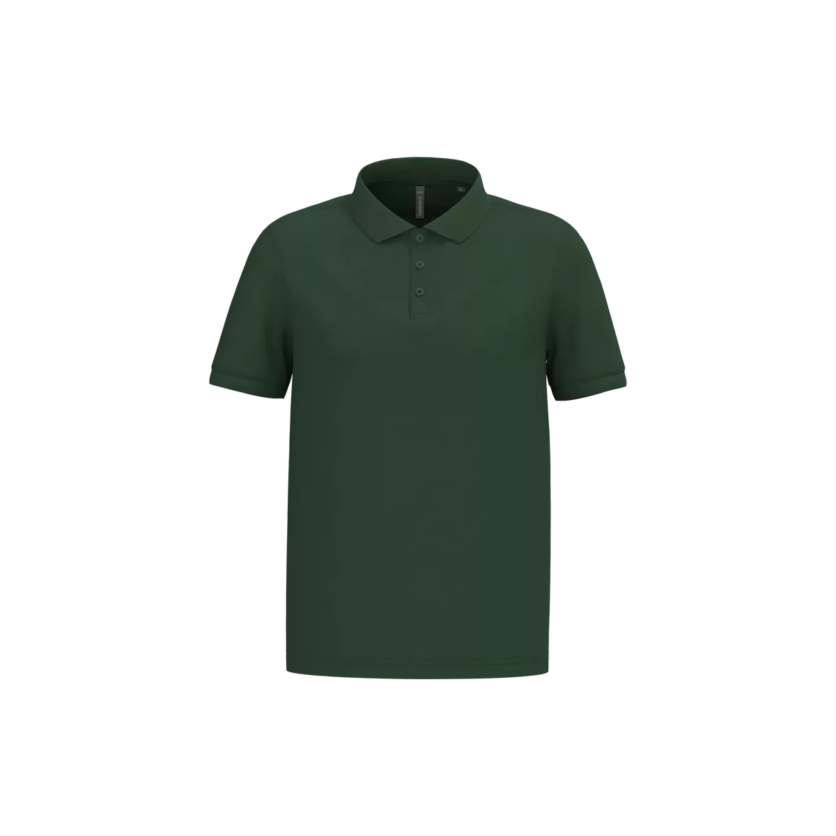 Piqué-herenpolo korte mouwen Forest Green