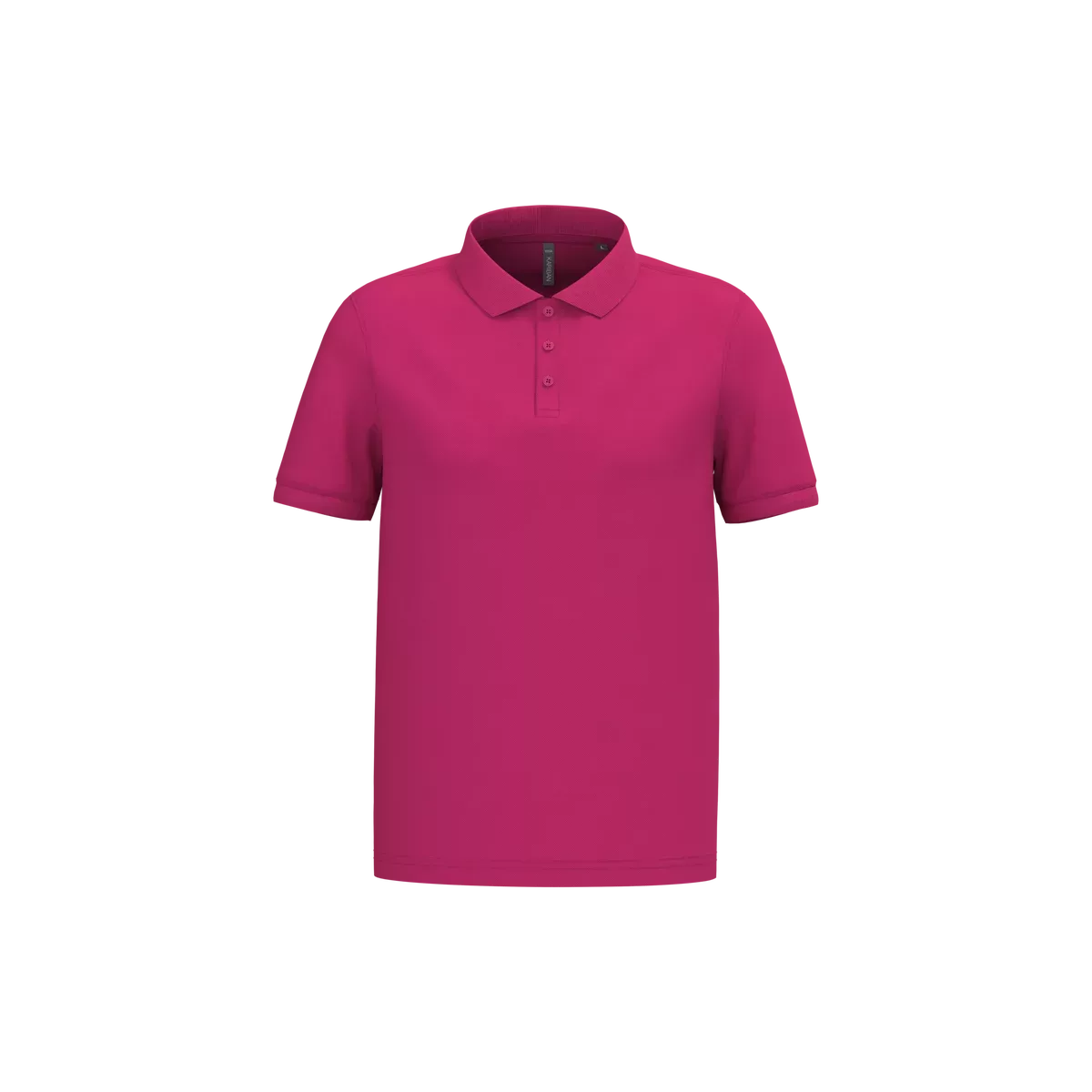 Piqué-herenpolo korte mouwen Fuchsia