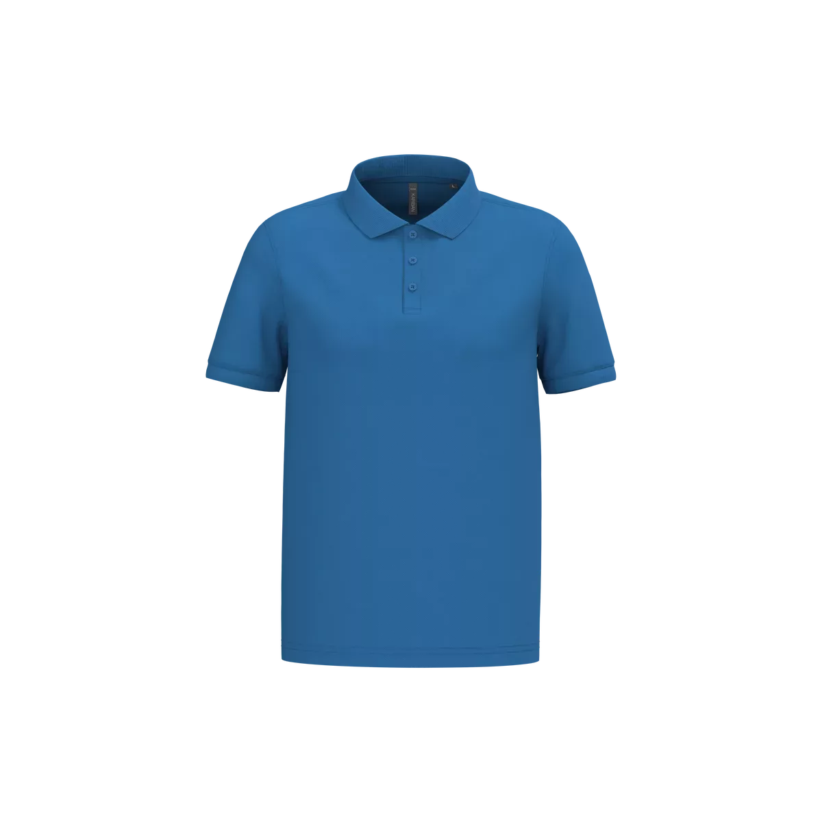 Piqué-herenpolo korte mouwen Light Royal Blue