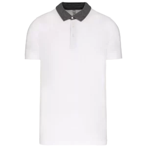 White / Dark Grey Heather