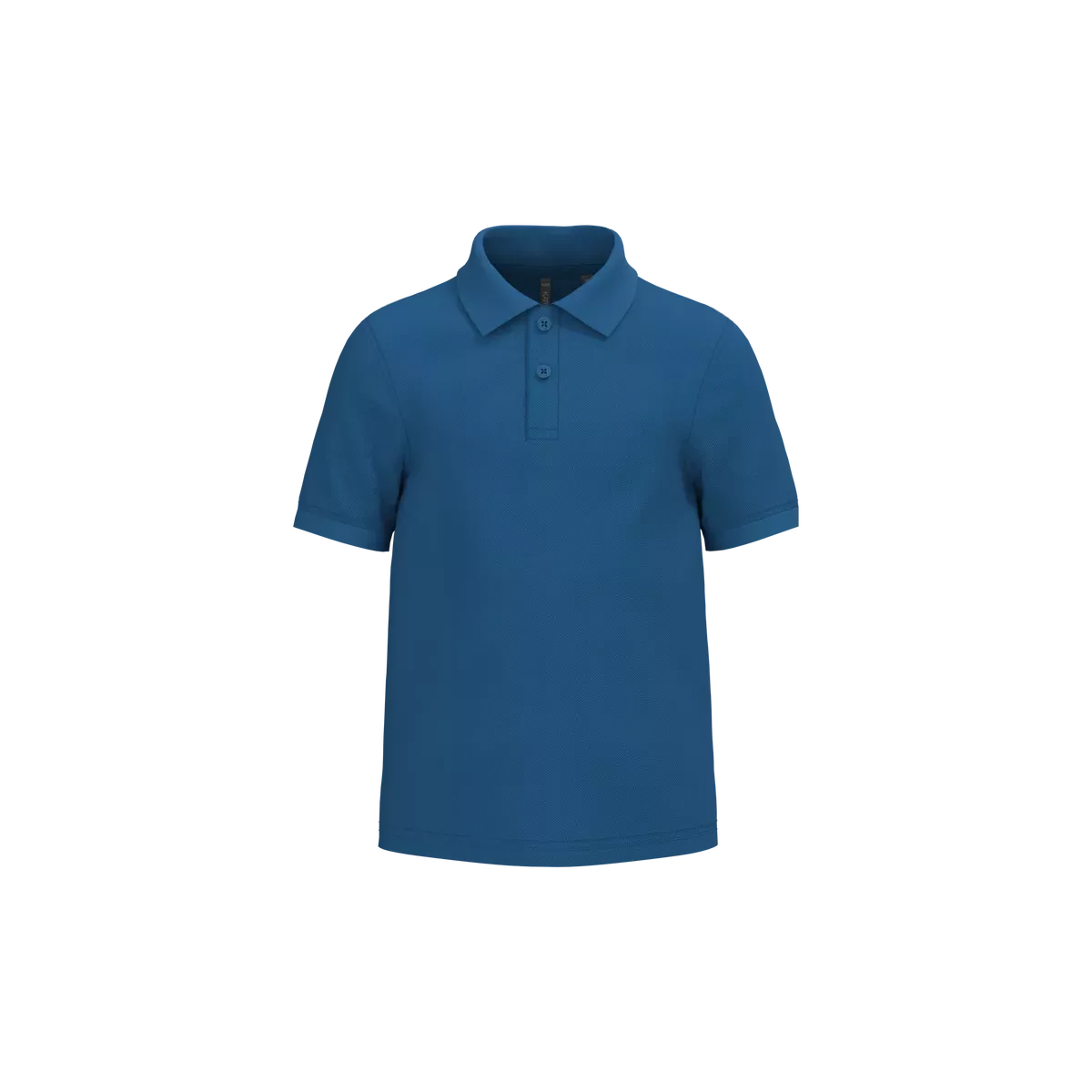 Kinderpolo met korte mouwen Light Royal Blue