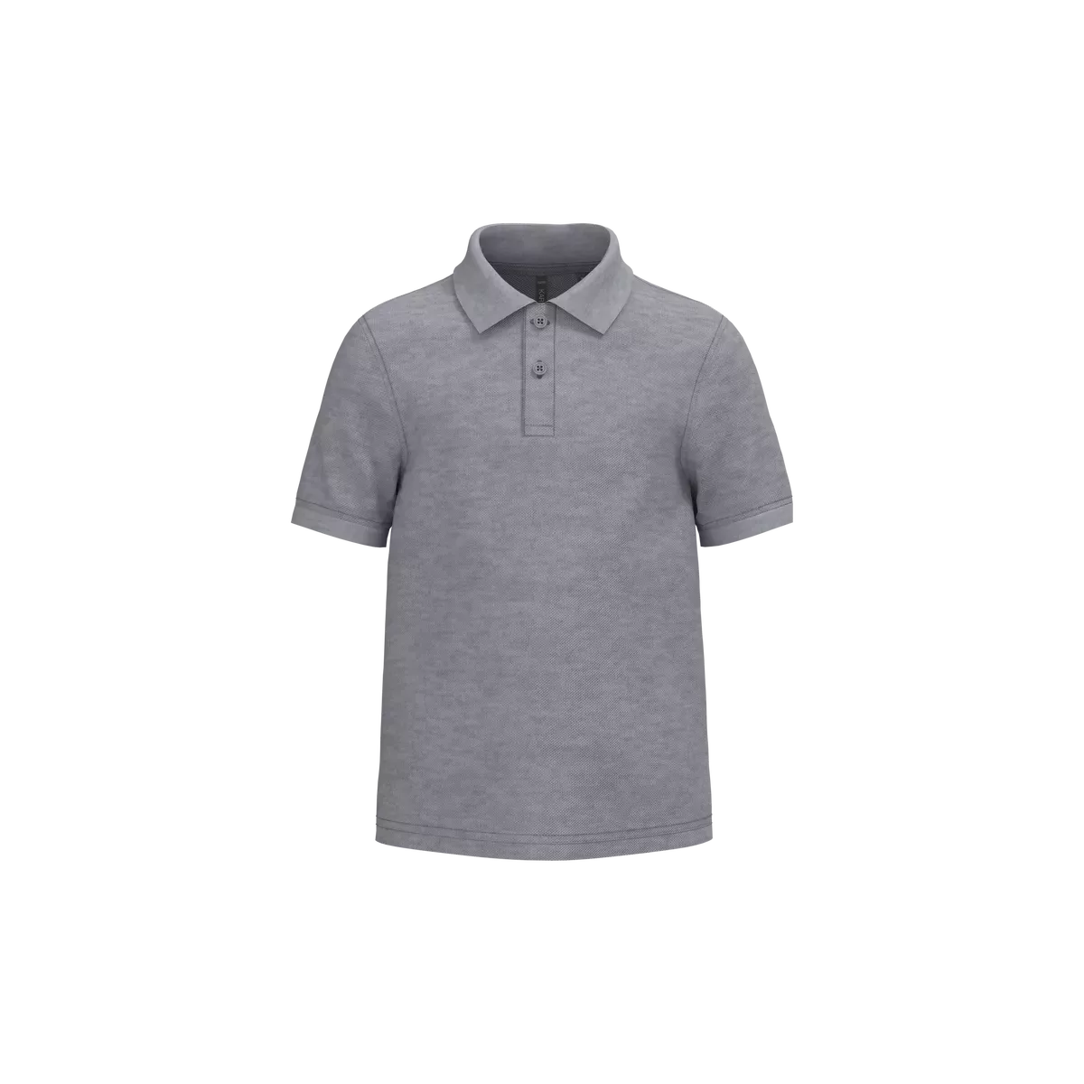 Kinderpolo met korte mouwen Oxford Grey