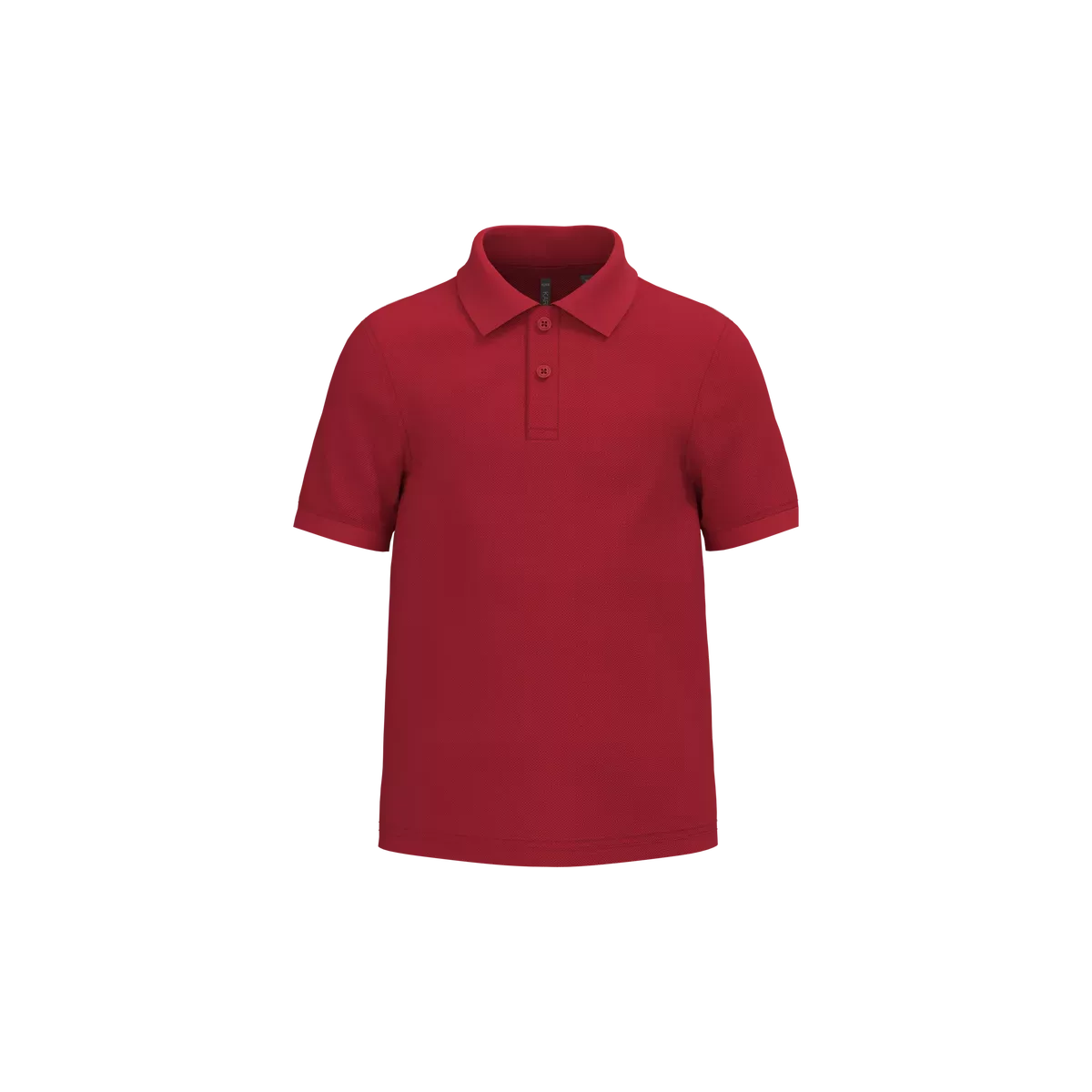 Kinderpolo met korte mouwen Red