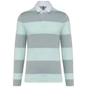Light Grey / Ice Mint Stripes