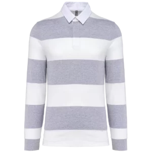 Oxford Grey / White Stripes