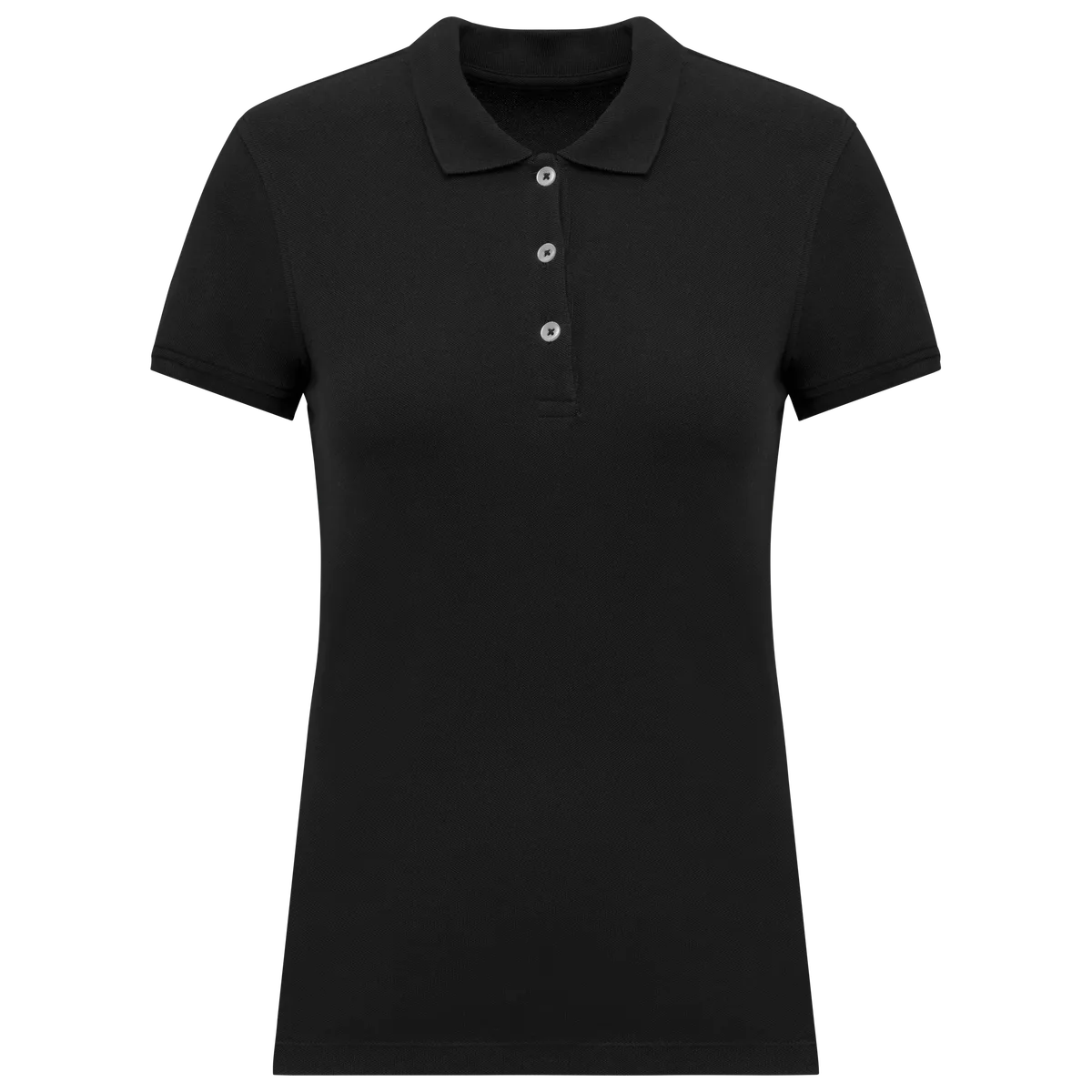 Piqué damespolo Black