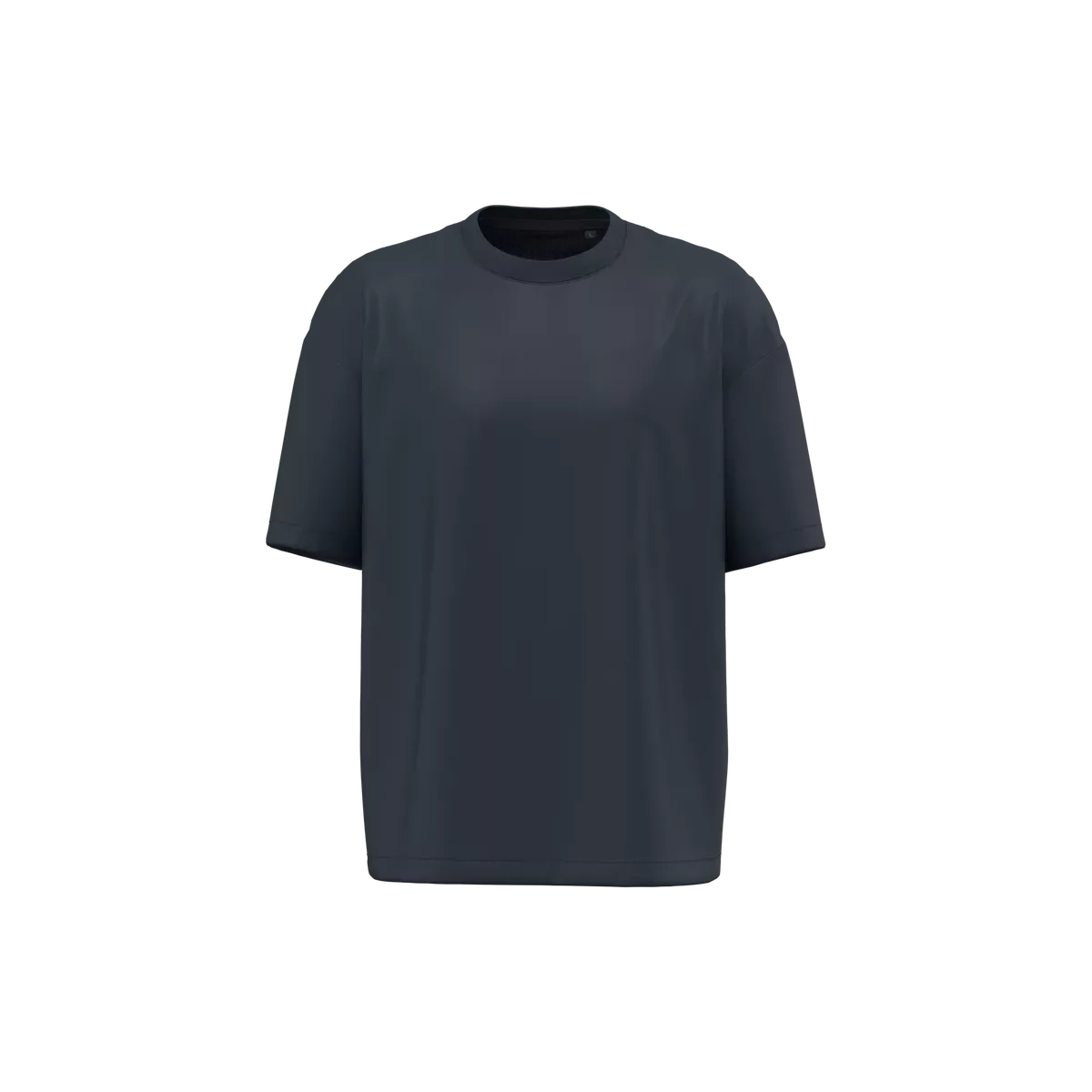 Oversized T-shirt korte mouwen uniseks Navy
