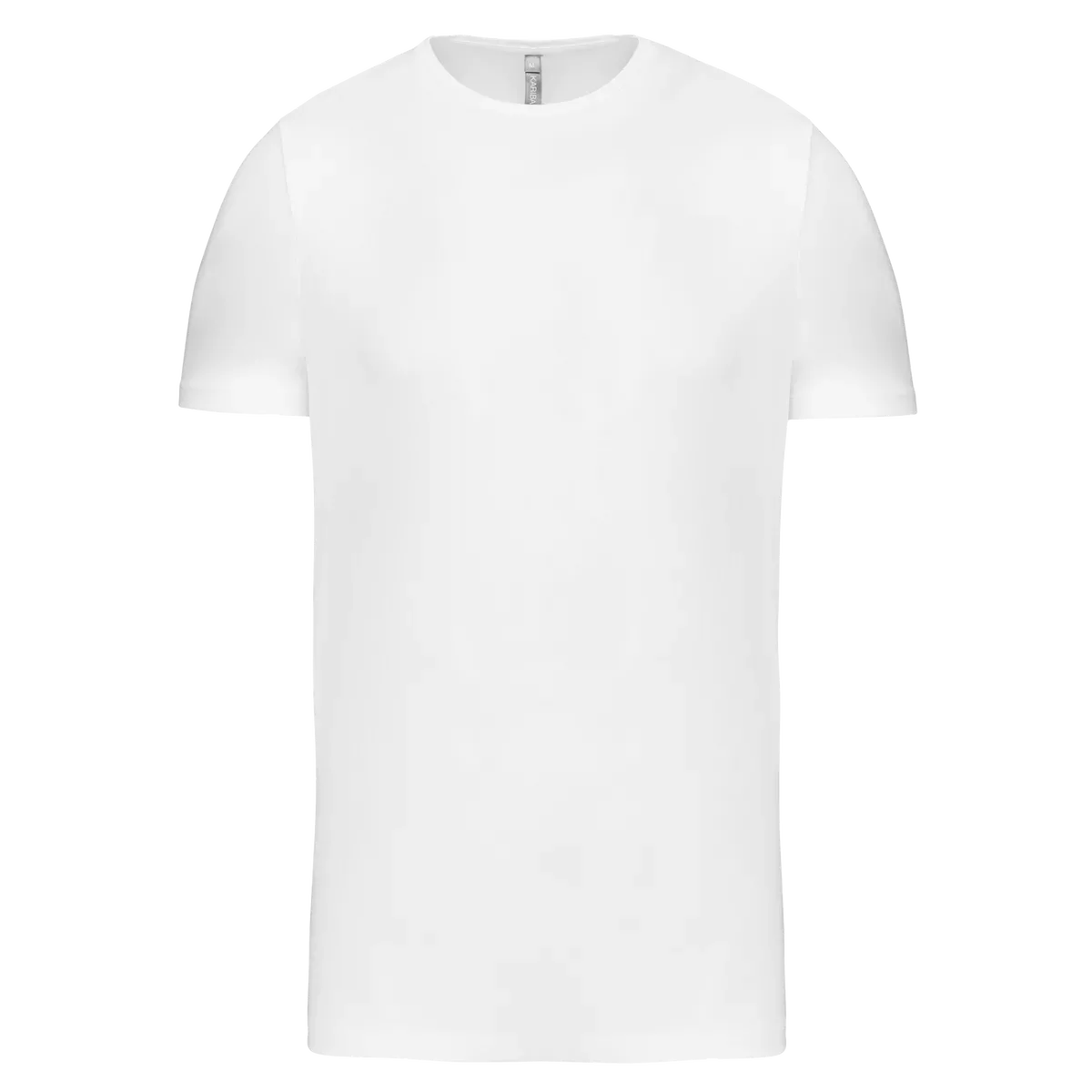 T-shirt ronde hals korte mouwen White