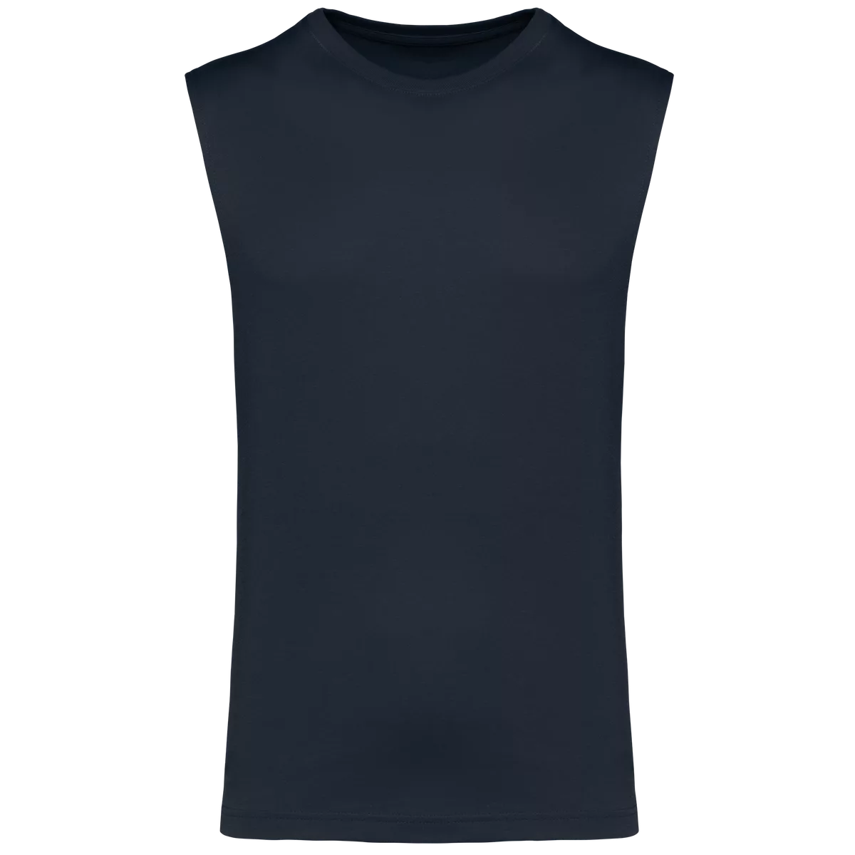 Mouwloos heren T-shirt Bio 150 IC Navy