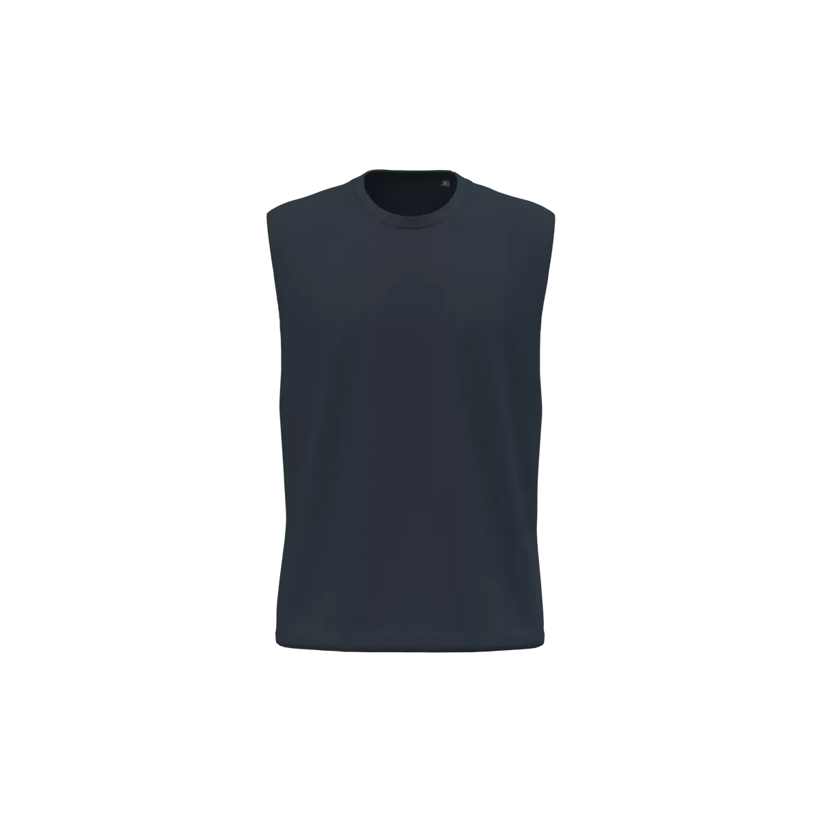 Mouwloos heren T-shirt Bio 150 Navy