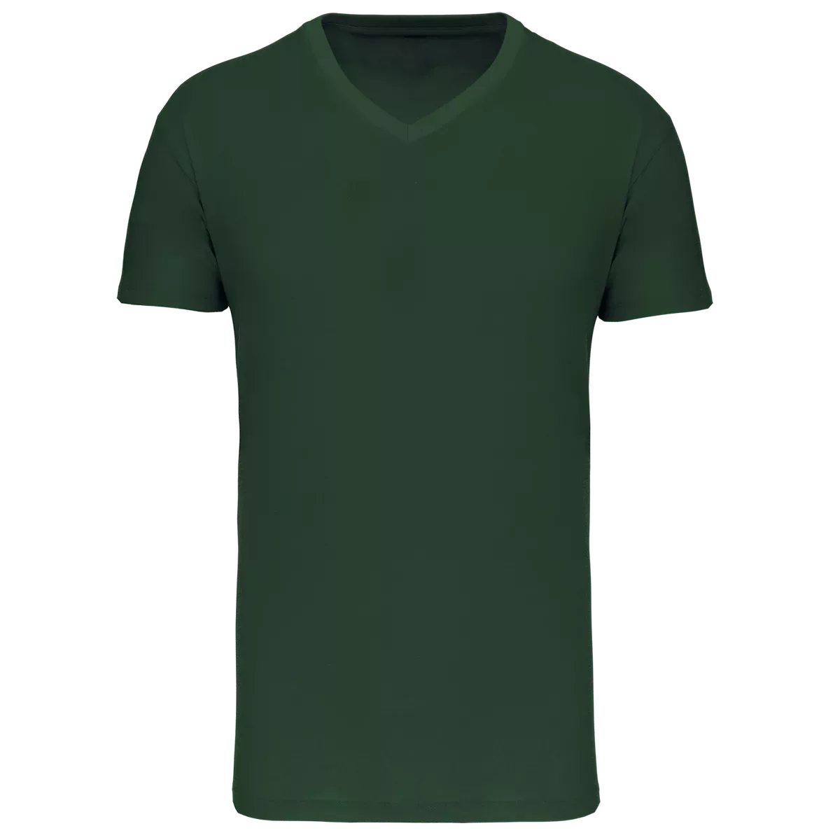 Heren-T-shirt BIO150 IC V-hals Forest Green