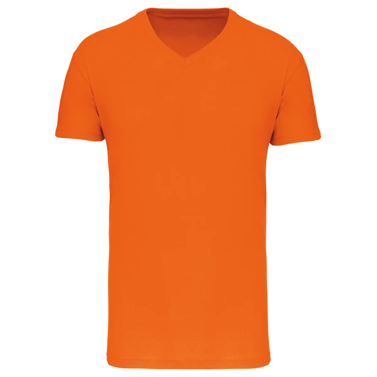 Heren-T-shirt BIO150 IC V-hals Orange