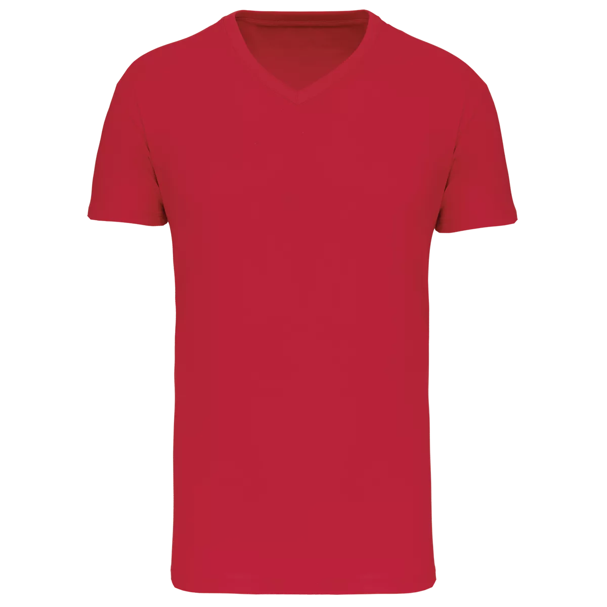 Heren-T-shirt BIO150 IC V-hals Red