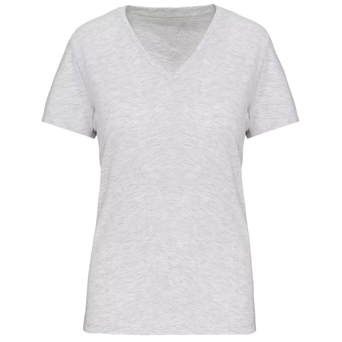 Dames-T-shirt BIO150 IC V-hals Ash Heather