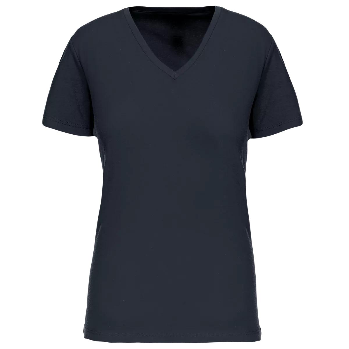 Dames-T-shirt BIO150 IC V-hals Navy