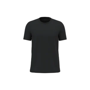 Uniseks T-shirt korte mouwen ronde hals Black