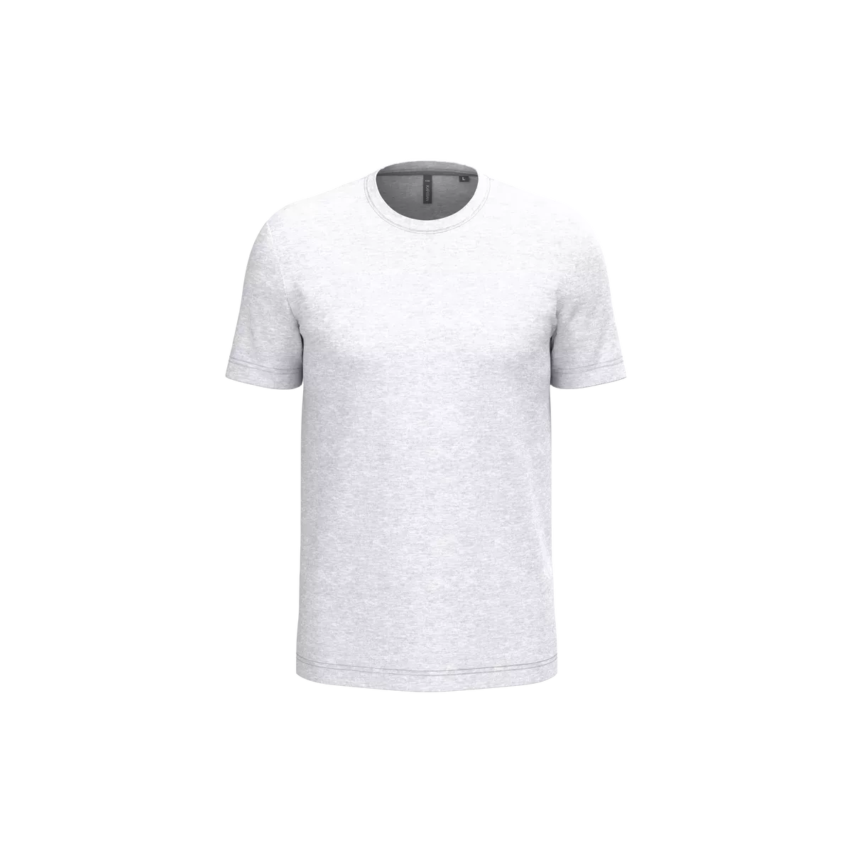 T-shirt ronde hals korte mouwen Ash Heather