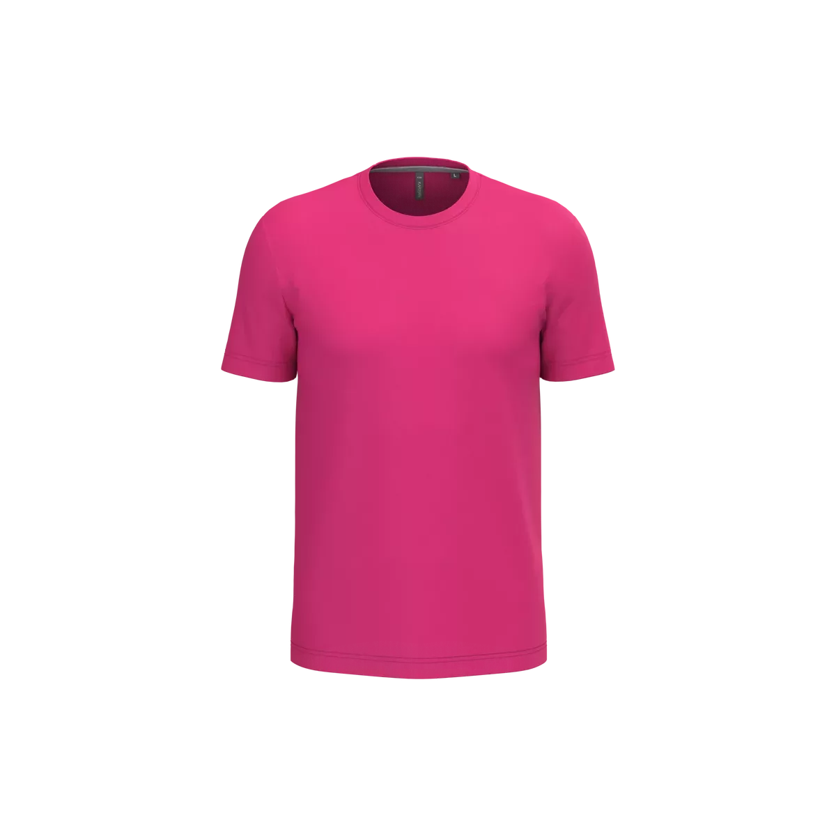 T-shirt ronde hals korte mouwen Fuchsia