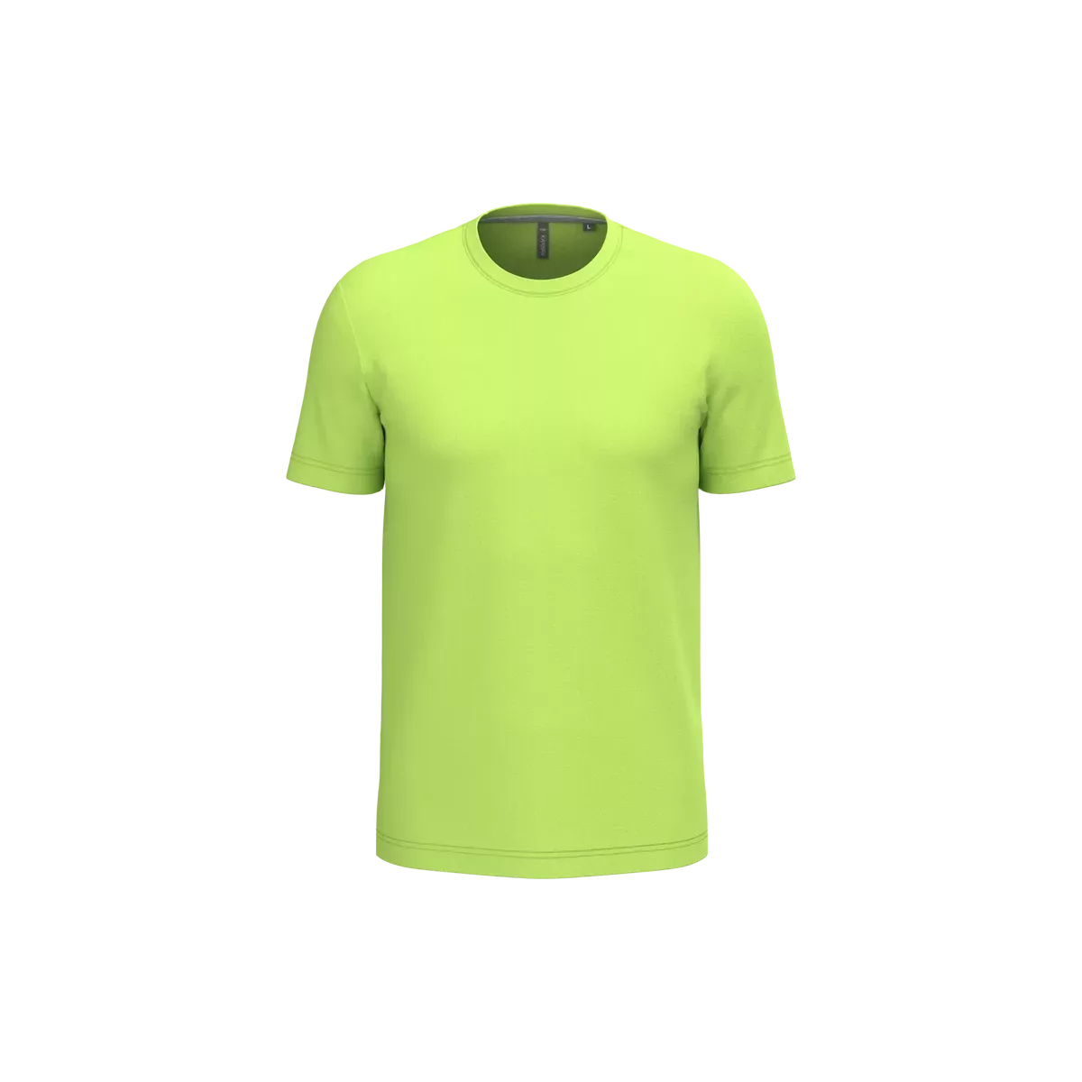 T-shirt ronde hals korte mouwen Lime