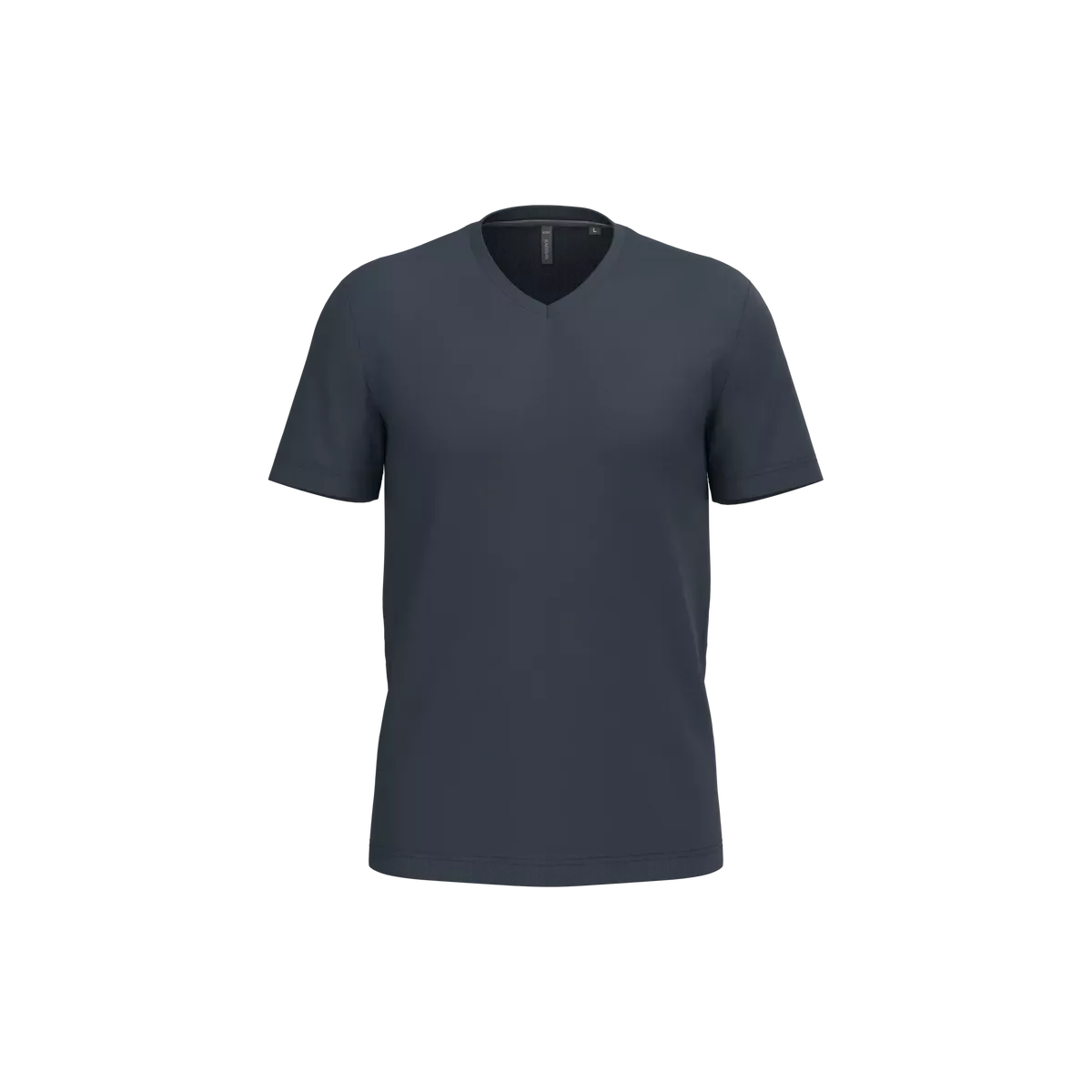 T-shirt V-hals korte mouwen Navy