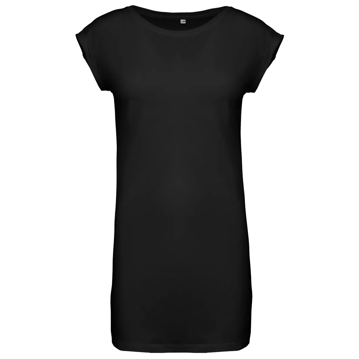 Lang dames-T-shirt Black